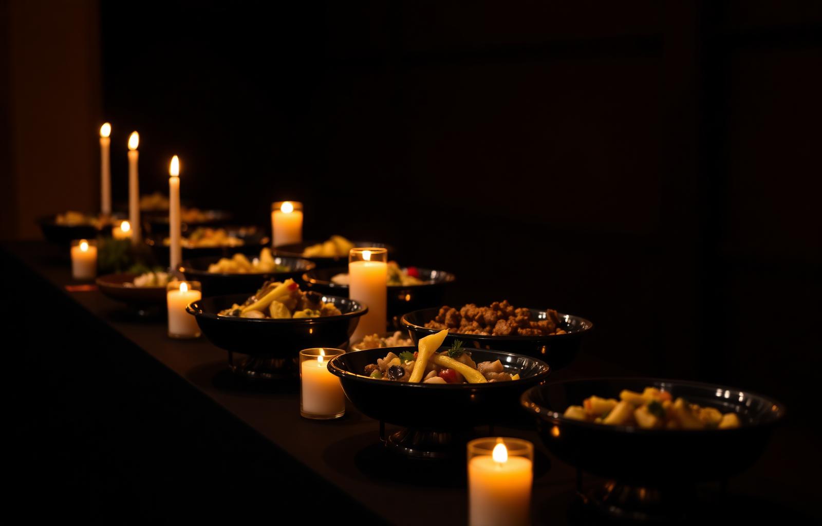 Bullseye catering spread